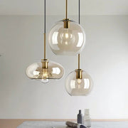 Nordic Multi-Head Glass Pendant Chandelier - Decorbites