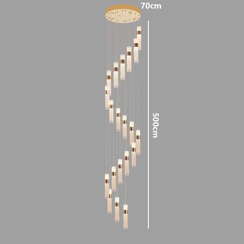 Nordic Multi-Light Iron And Acrylic Pendant Light - Decorbites