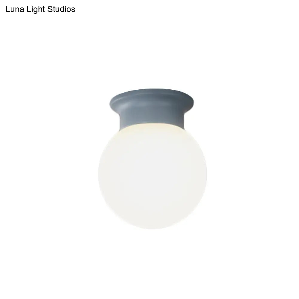 DecorBites™ DecorBites™ Nordic Orb Ceiling Mount Light - 1 Head Acrylic Lamp for Hallway