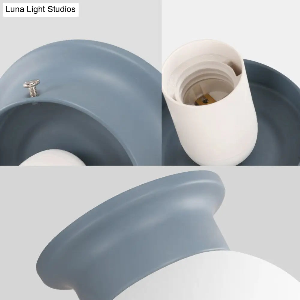 DecorBites™ DecorBites™ Nordic Orb Ceiling Mount Light - 1 Head Acrylic Lamp for Hallway