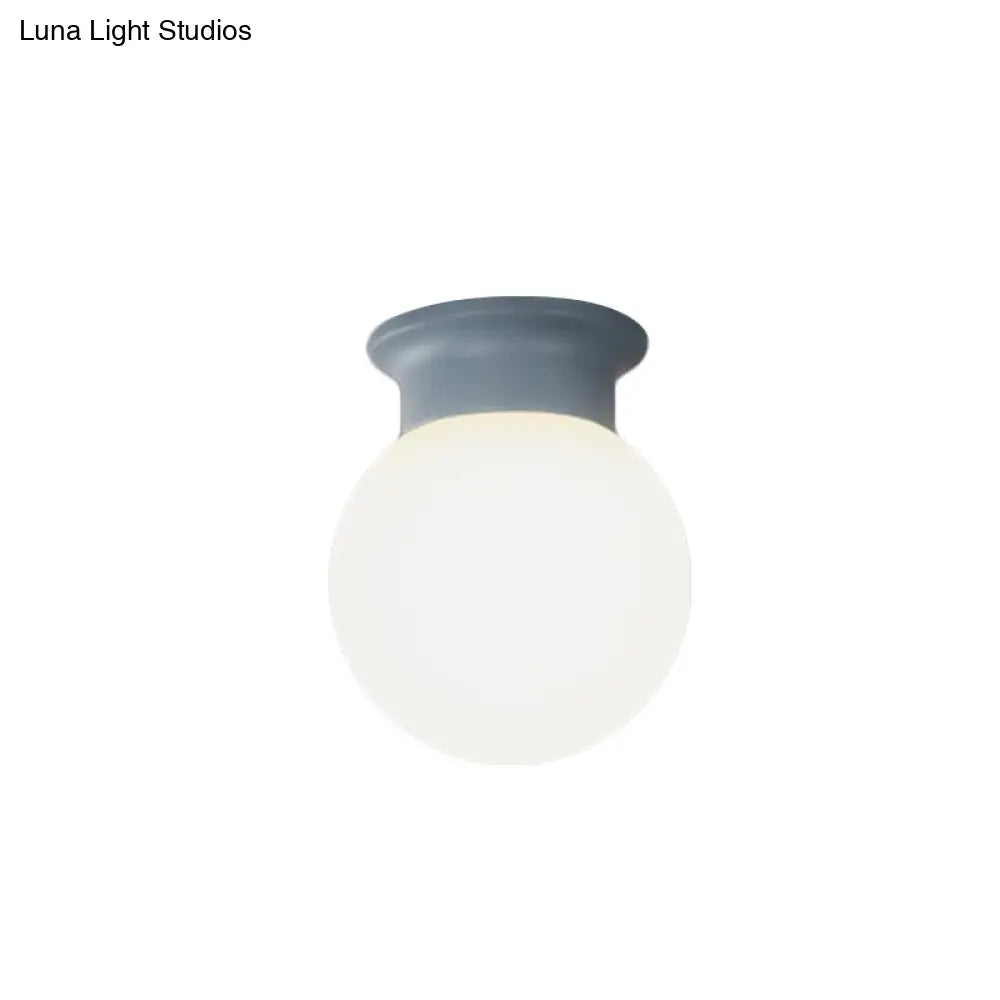 DecorBites™ DecorBites™ Nordic Orb Ceiling Mount Light - 1 Head Acrylic Lamp for Hallway