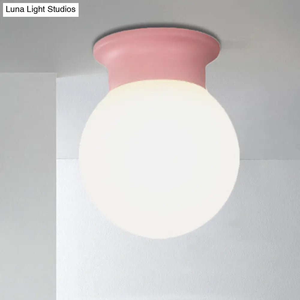 DecorBites™ DecorBites™ Nordic Orb Ceiling Mount Light - 1 Head Acrylic Lamp for Hallway