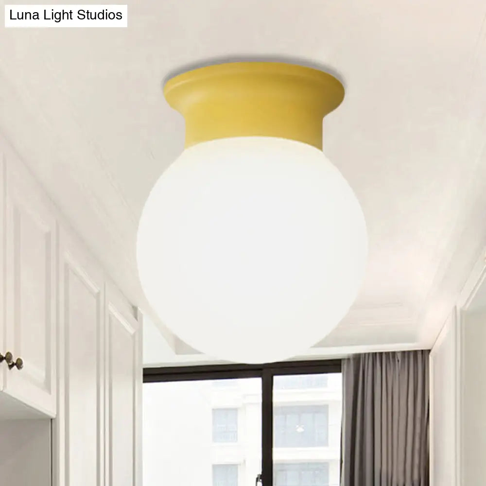 DecorBites™ DecorBites™ Nordic Orb Ceiling Mount Light - 1 Head Acrylic Lamp for Hallway