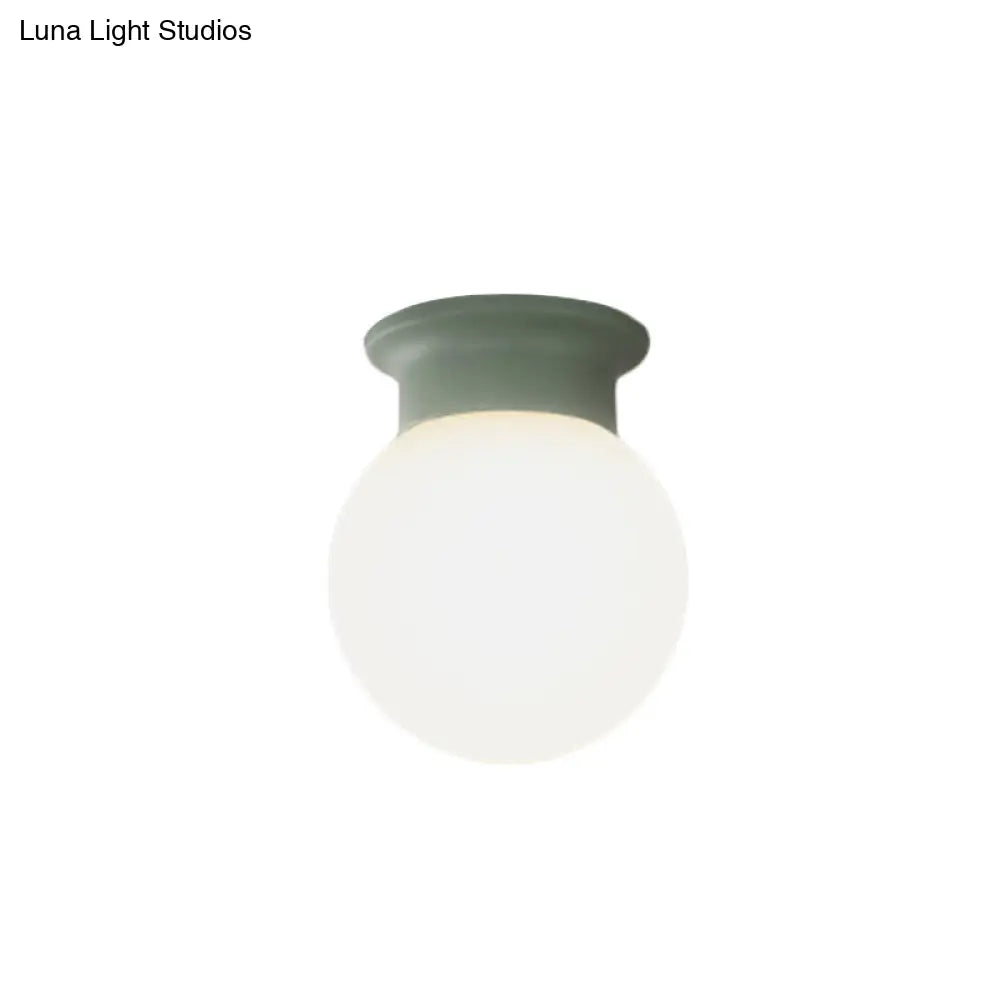 DecorBites™ DecorBites™ Nordic Orb Ceiling Mount Light - 1 Head Acrylic Lamp for Hallway