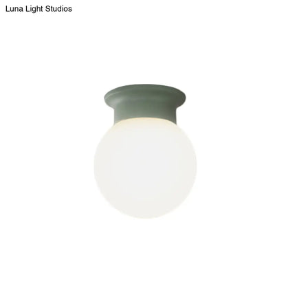DecorBites™ DecorBites™ Nordic Orb Ceiling Mount Light - 1 Head Acrylic Lamp for Hallway