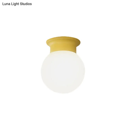 DecorBites™ DecorBites™ Nordic Orb Ceiling Mount Light - 1 Head Acrylic Lamp for Hallway
