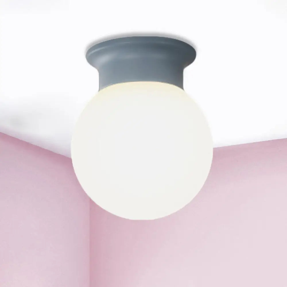 DecorBites™ DecorBites™ Nordic Orb Ceiling Mount Light - 1 Head Acrylic Lamp for Hallway