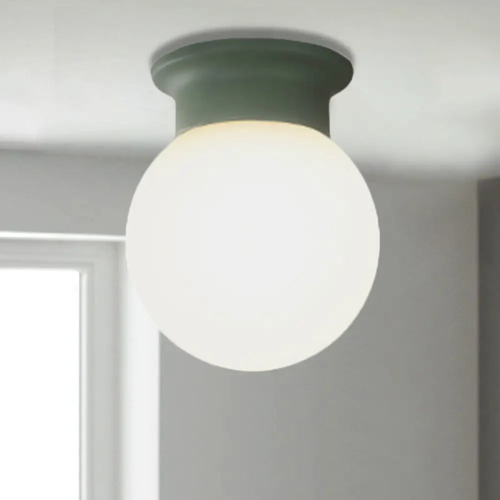 DecorBites™ DecorBites™ Nordic Orb Ceiling Mount Light - 1 Head Acrylic Lamp for Hallway
