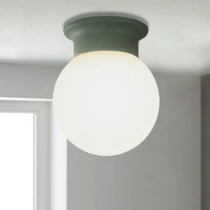 DecorBites™ DecorBites™ Nordic Orb Ceiling Mount Light - 1 Head Acrylic Lamp for Hallway