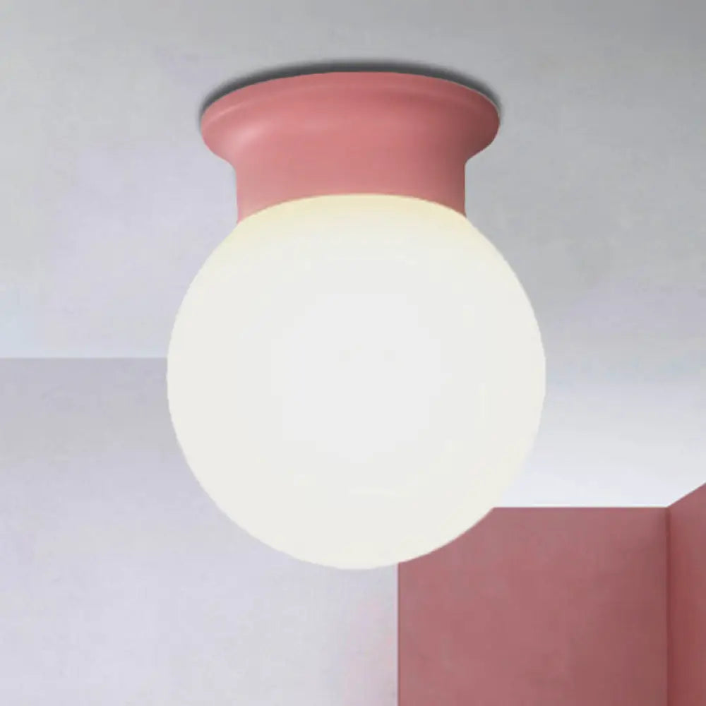 DecorBites™ DecorBites™ Nordic Orb Ceiling Mount Light - 1 Head Acrylic Lamp for Hallway