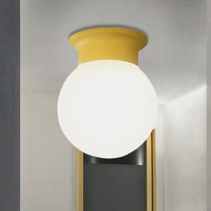 DecorBites™ DecorBites™ Nordic Orb Ceiling Mount Light - 1 Head Acrylic Lamp for Hallway