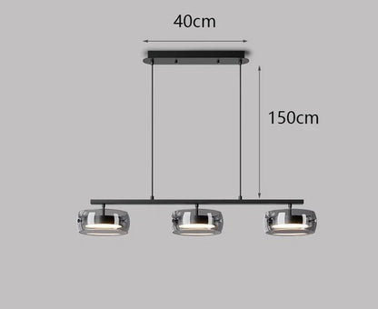 Nordic Pendant Light for Dining and Living Rooms - Warm White / 3 heads / CHINA