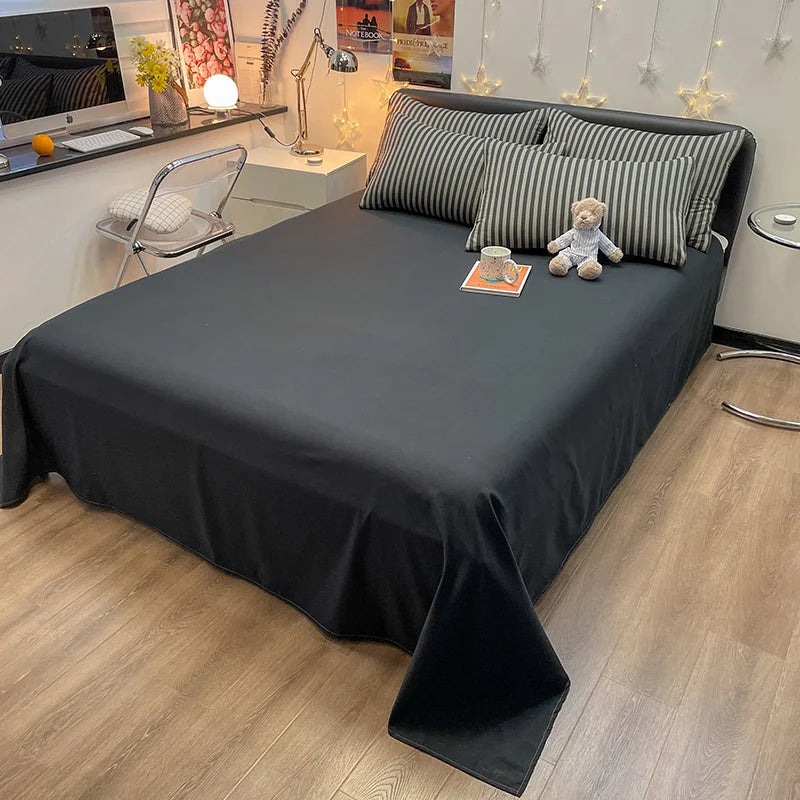 Nordic Plaid Cotton Bedding Set - Queen/King