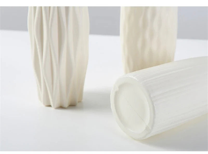 Nordic Plastic Vase for Modern Home Decor - Vase
