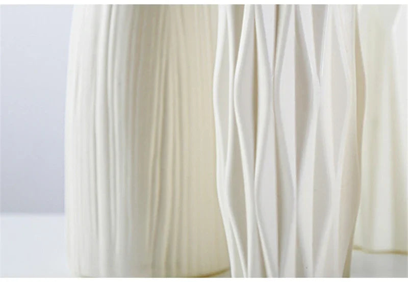 Nordic Plastic Vase for Modern Home Decor