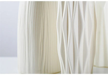 Nordic Plastic Vase for Modern Home Decor - Vase