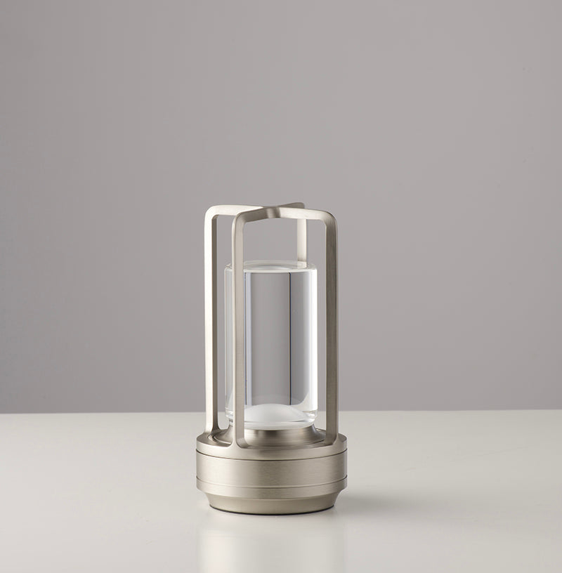 Nordic Rechargeable Table Lamp - Award-Winning Design - Silver / Single