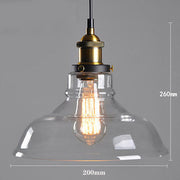 Minimalist Glass Dining Chandelier