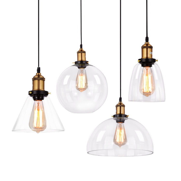 Minimalist Glass Dining Chandelier