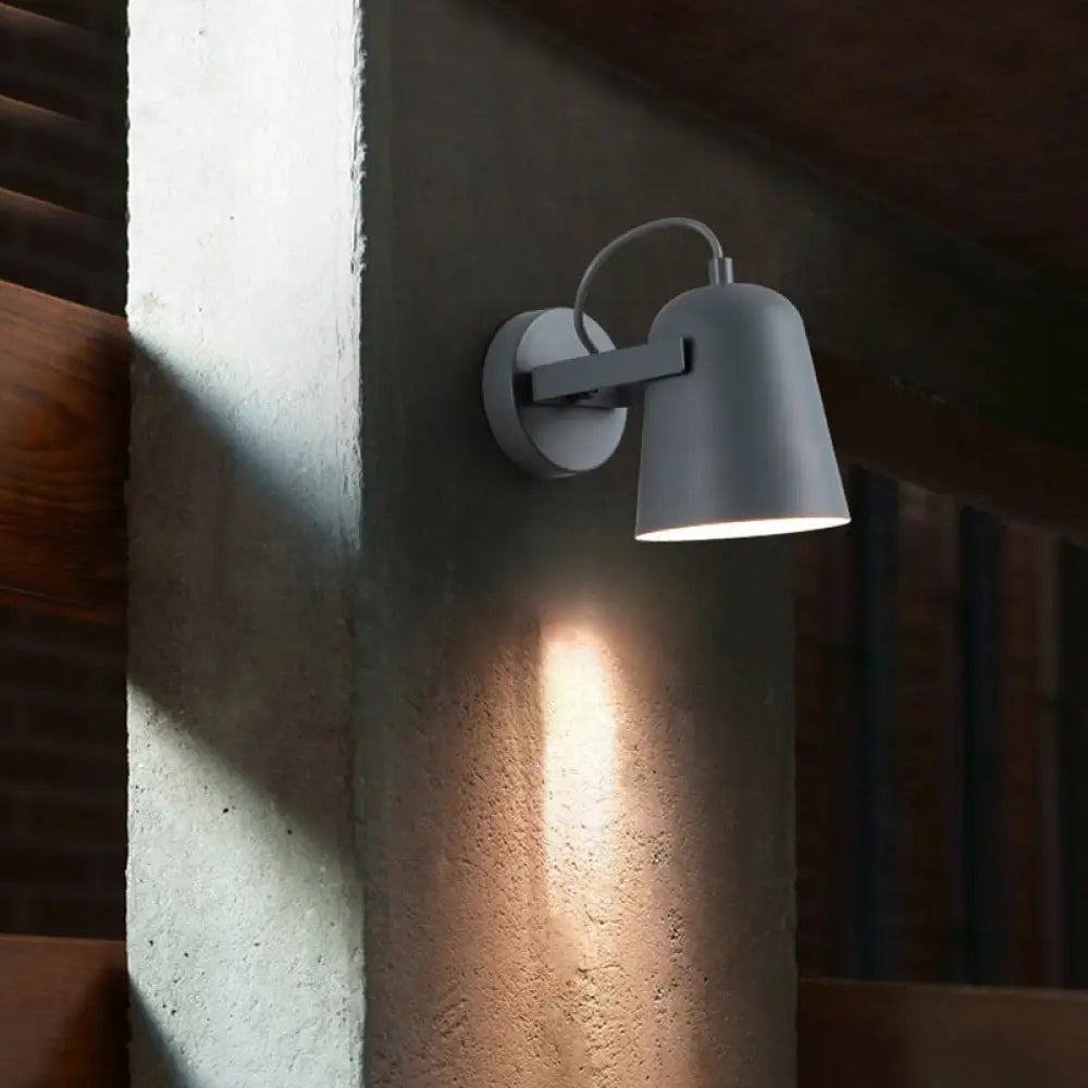 DecorBites™ DecorBites™ Nordic Rotatable Iron Bell Shade Wall Sconce Light for Living Room