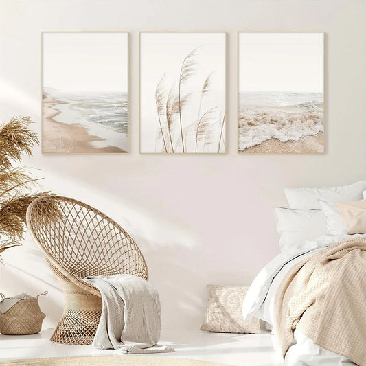 Nordic Seascape Canvas Wall Art Set