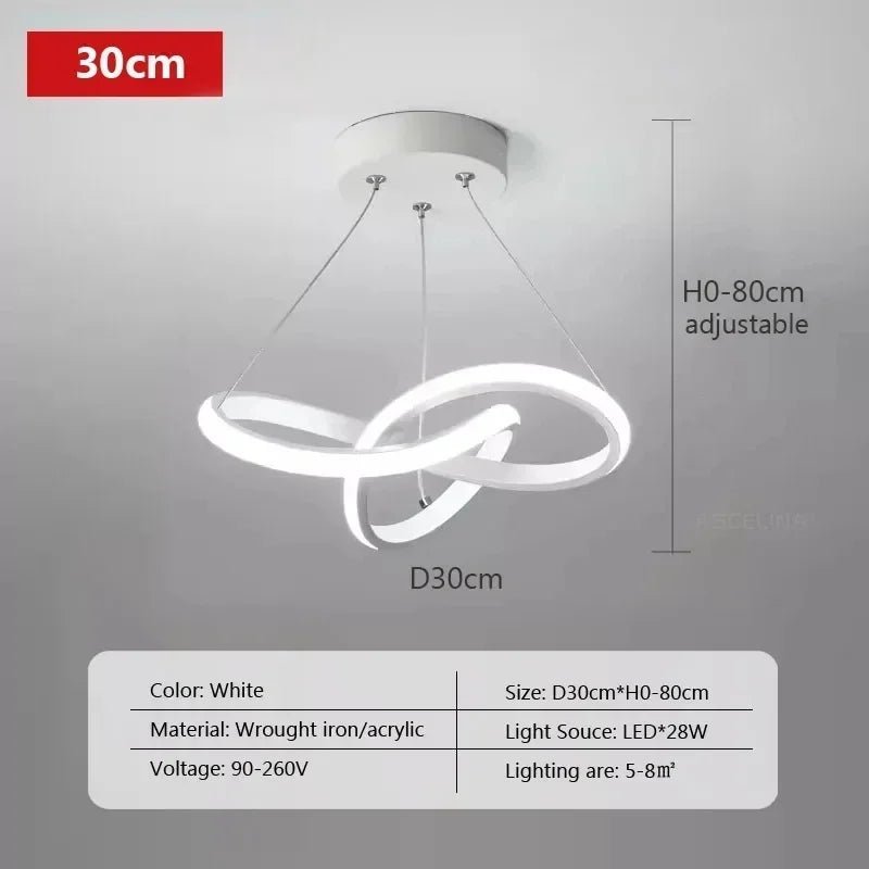 Nordic Simple Metal LED Pendant Light - Decorbites