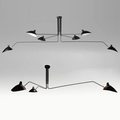 Nordic Spider Multi-Head Metal Pendant Light - Decorbites