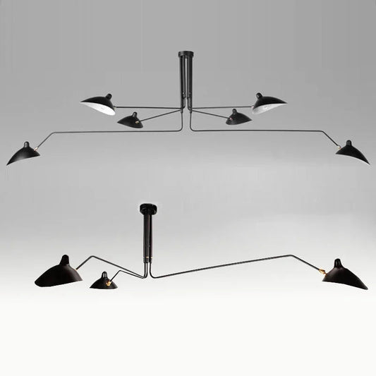 Nordic Spider Multi-Head Metal Pendant Light - Decorbites