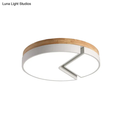 DecorBites™ DecorBites™ Nordic Style Acrylic Round Cake Light: Flush Mount Ceiling Light, Perfect for Nursing Rooms