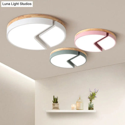 DecorBites™ DecorBites™ Nordic Style Acrylic Round Cake Light: Flush Mount Ceiling Light, Perfect for Nursing Rooms