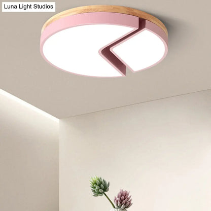 DecorBites™ DecorBites™ Nordic Style Acrylic Round Cake Light: Flush Mount Ceiling Light, Perfect for Nursing Rooms