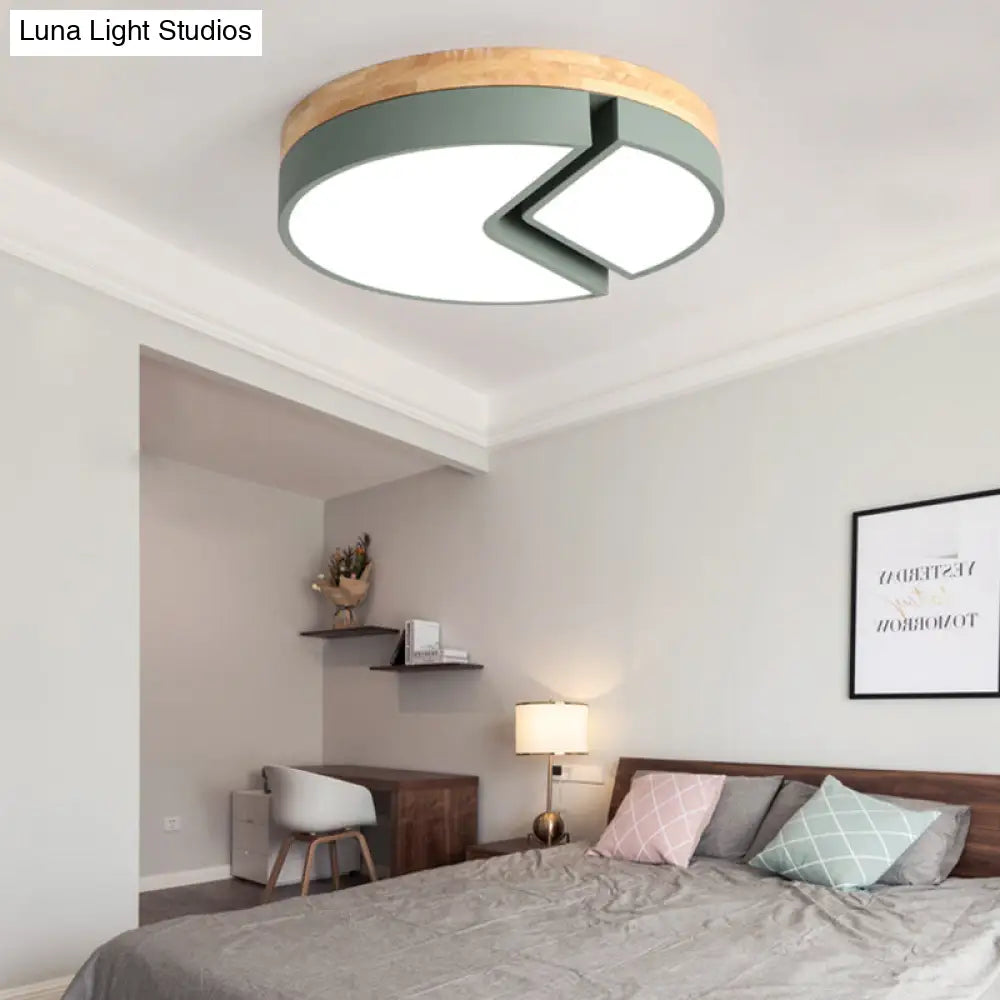 DecorBites™ DecorBites™ Nordic Style Acrylic Round Cake Light: Flush Mount Ceiling Light, Perfect for Nursing Rooms