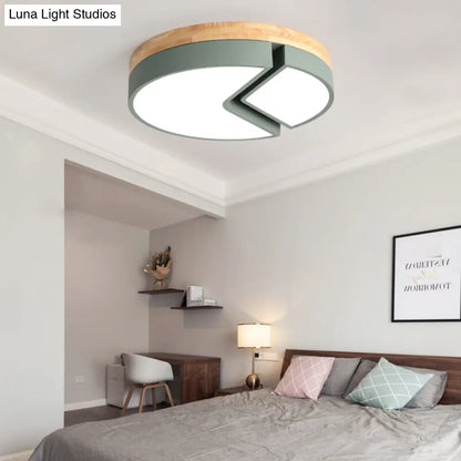 DecorBites™ DecorBites™ Nordic Style Acrylic Round Cake Light: Flush Mount Ceiling Light, Perfect for Nursing Rooms