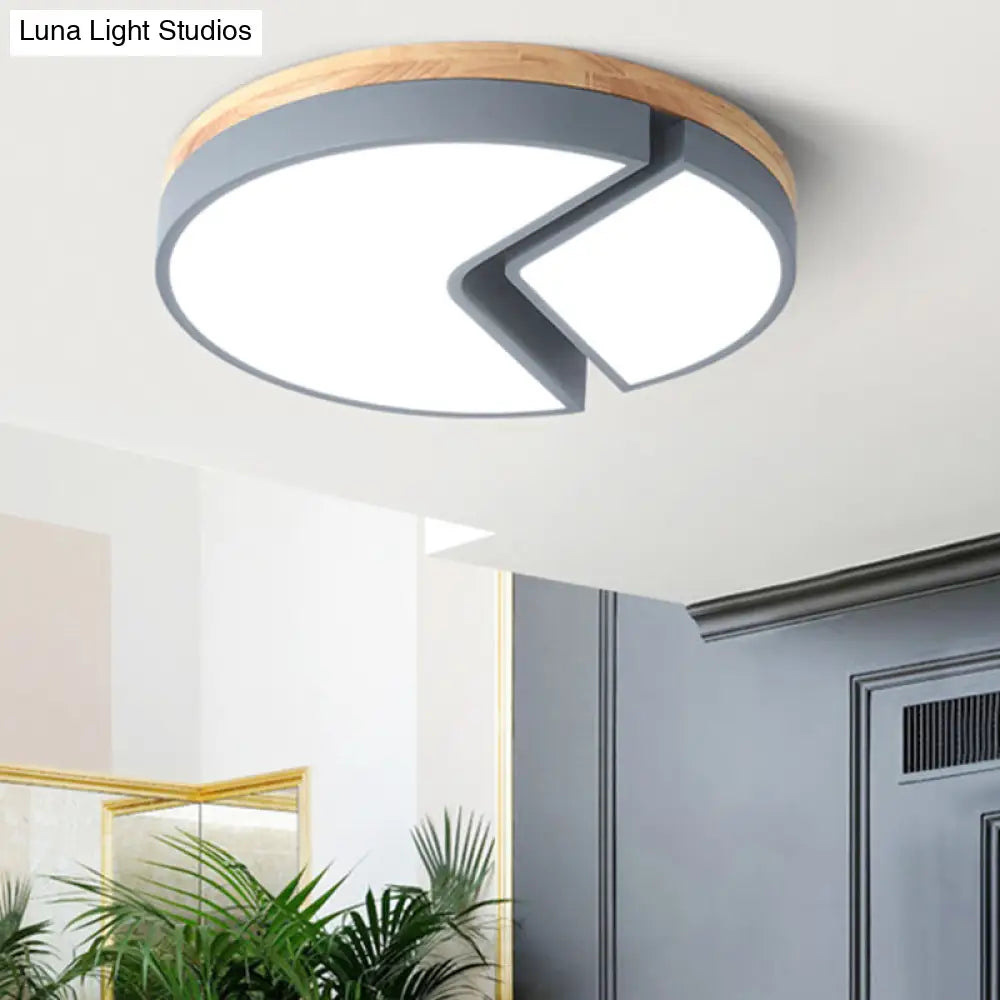DecorBites™ DecorBites™ Nordic Style Acrylic Round Cake Light: Flush Mount Ceiling Light, Perfect for Nursing Rooms