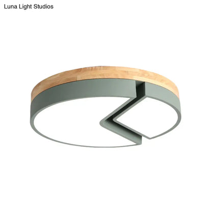 DecorBites™ DecorBites™ Nordic Style Acrylic Round Cake Light: Flush Mount Ceiling Light, Perfect for Nursing Rooms