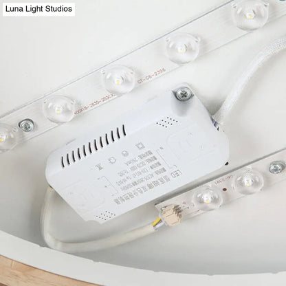 DecorBites™ DecorBites™ Nordic Style Acrylic Round Cake Light: Flush Mount Ceiling Light, Perfect for Nursing Rooms