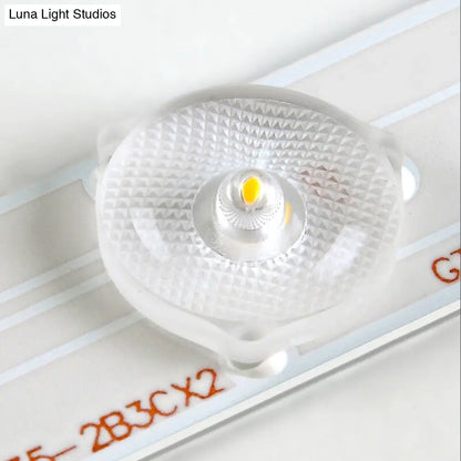 DecorBites™ DecorBites™ Nordic Style Acrylic Round Cake Light: Flush Mount Ceiling Light, Perfect for Nursing Rooms