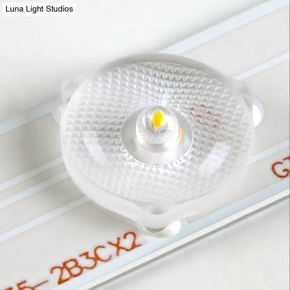 DecorBites™ DecorBites™ Nordic Style Acrylic Round Cake Light: Flush Mount Ceiling Light, Perfect for Nursing Rooms