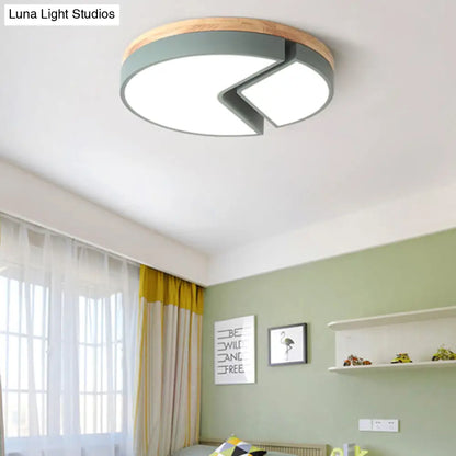 DecorBites™ DecorBites™ Nordic Style Acrylic Round Cake Light: Flush Mount Ceiling Light, Perfect for Nursing Rooms