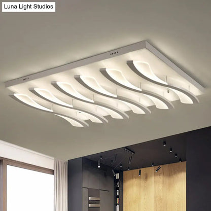 DecorBites™ DecorBites™ Nordic Style Acrylic Wave LED Ceiling Light for Living Room
