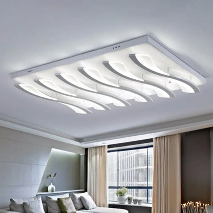 DecorBites™ DecorBites™ Nordic Style Acrylic Wave LED Ceiling Light for Living Room