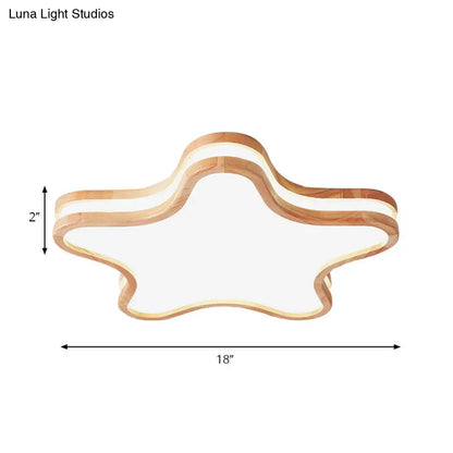 DecorBites™ DecorBites™ Nordic Style Acrylic White LED Ceiling Lamp for Kid's Bedroom - Sky Ceiling Mount Light