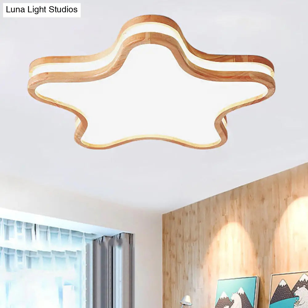DecorBites™ DecorBites™ Nordic Style Acrylic White LED Ceiling Lamp for Kid's Bedroom - Sky Ceiling Mount Light