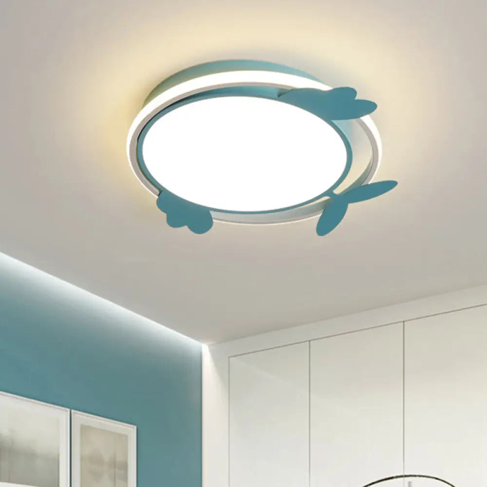 DecorBites™ DecorBites™ Nordic Style Bird Ceiling Light Fixture with Acrylic LED - Pink/Blue Flush Mount for Bedrooms