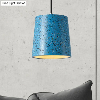 Nordic Style Cement Cone Pendant Light - 1 Light Black/White/Brown