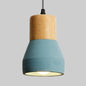 Nordic Style Cement Torch Pendant Lamp for Tea Station - Single Light Pendant