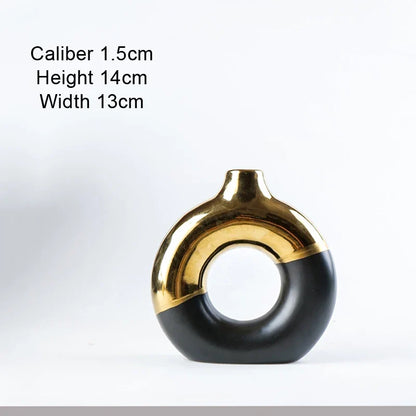 Nordic Style Circle Vase for Flower Arrangement - Vase
