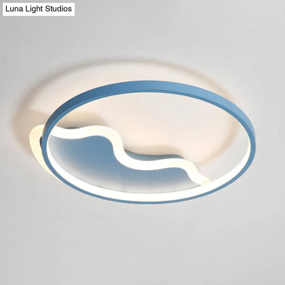 DecorBites™ DecorBites™ Nordic Style Flush Mount Acrylic Ceiling Light for Living Room and Foyer Décor