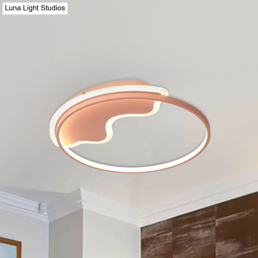 DecorBites™ DecorBites™ Nordic Style Flush Mount Acrylic Ceiling Light for Living Room and Foyer Décor