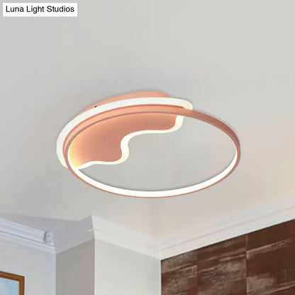 DecorBites™ DecorBites™ Nordic Style Flush Mount Acrylic Ceiling Light for Living Room and Foyer Décor